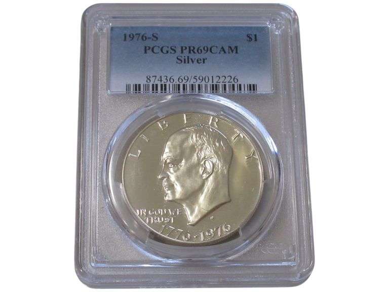 1976-S Eisenhower Silver Dollar PCGS PR69CAM