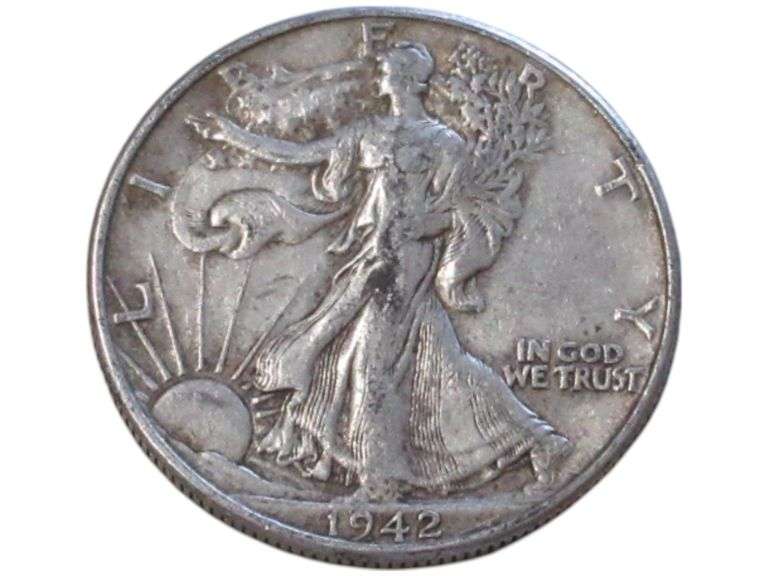 1942 Walking Liberty Half Dollar  - Silver Collectible