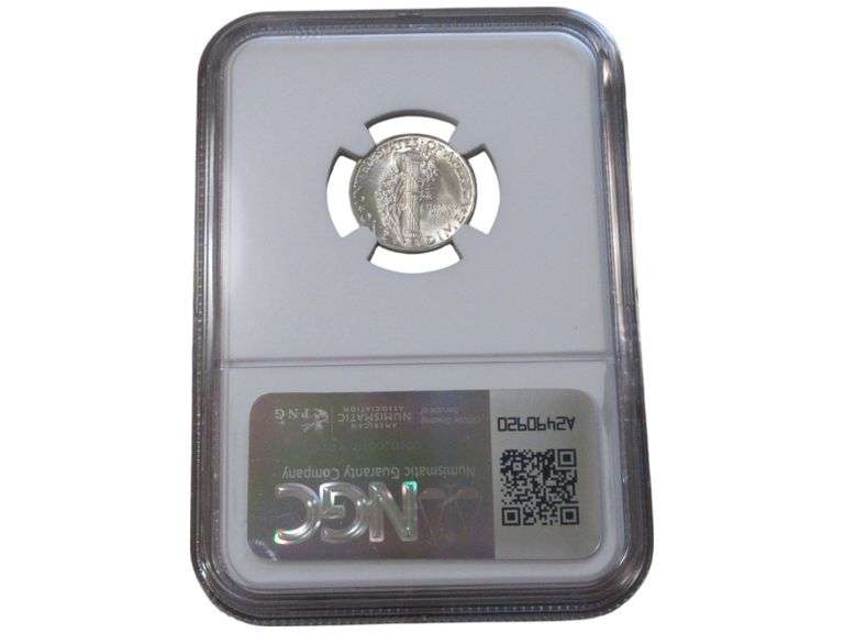 1941 D Mercury Dime NGC MS 65 FB