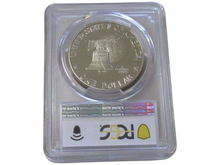 1976-S Eisenhower Bicentennial Dollar PCGS PR68CAM Clad Type 1
