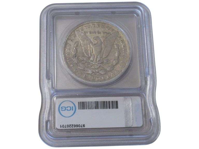 1891-O Morgan Silver Dollar - ICG F 15 Details (Harshly Cleaned)