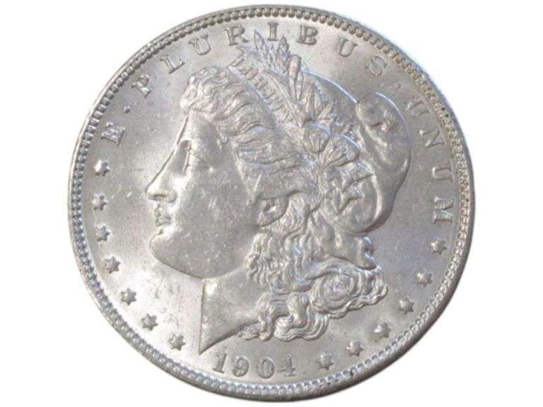1904-O Brilliant Uncirculated Morgan Silver Dollar