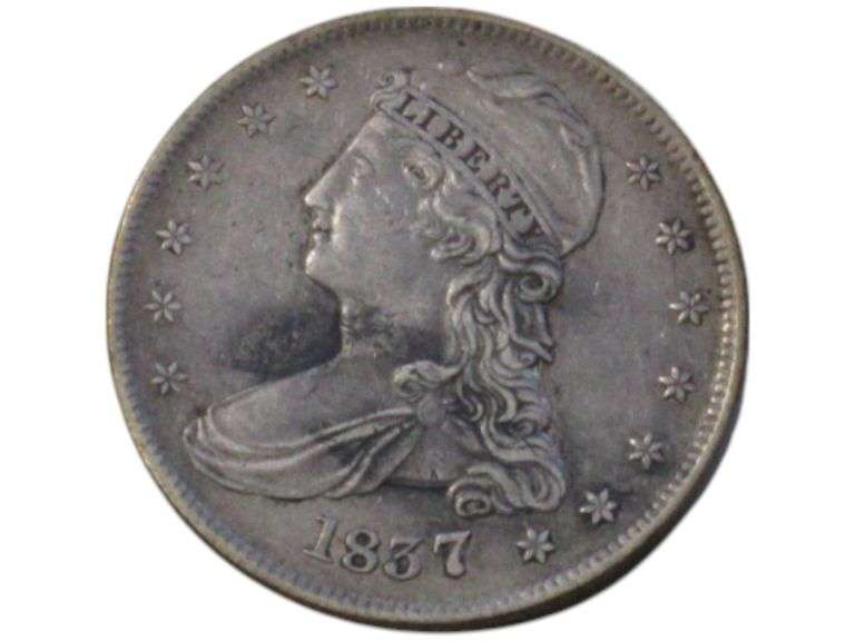 1837 Capped Bust Half Dollar  High Grade