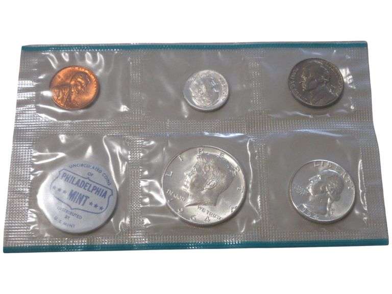 Uncirculated 1964 Philadelphia Mint  Set