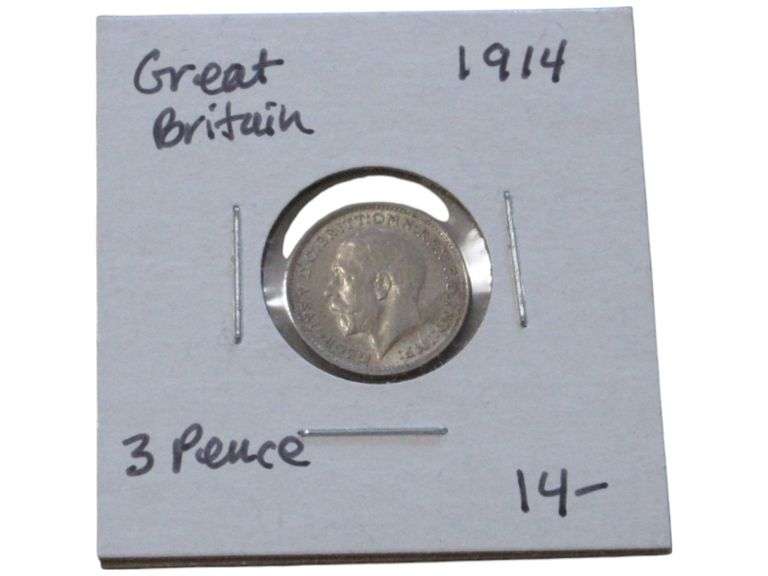 1914 Great Britain 3 Pence