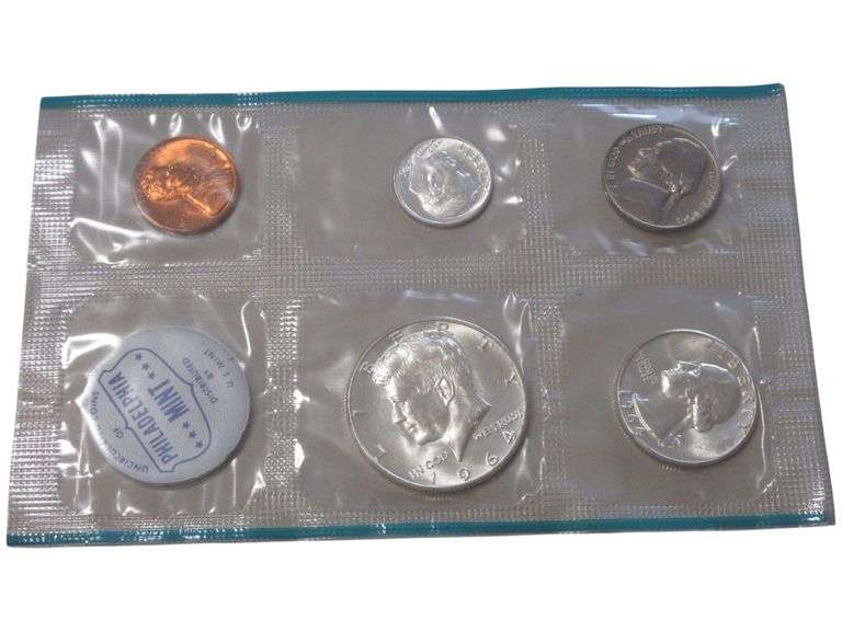 1964 U.S. Mint Uncirculated  Set - Philadelphia Mint