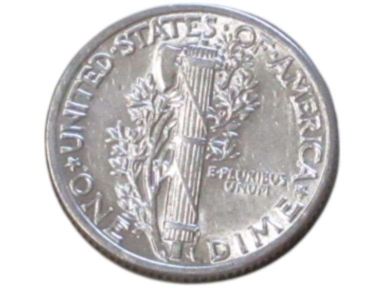 1942 Mercury Dime Silver  - Collectible U.S. Currency