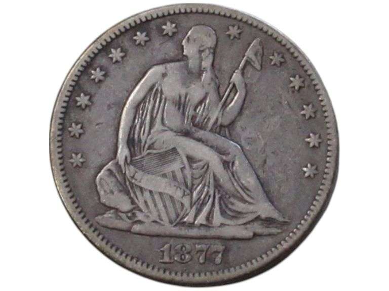 1877 Seated Liberty Half Dollar