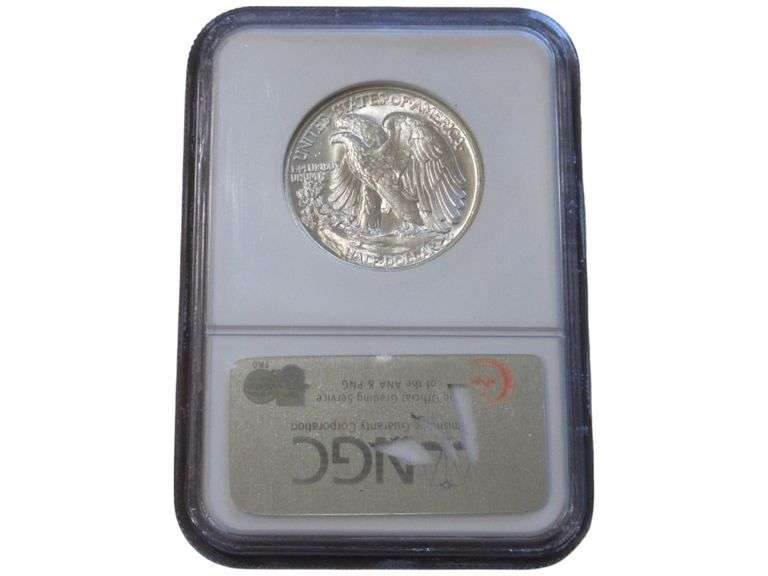 1945 Walking Liberty Half Dollar MS64 NGC Certified