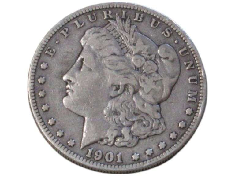 1901 O Morgan Silver Dollar