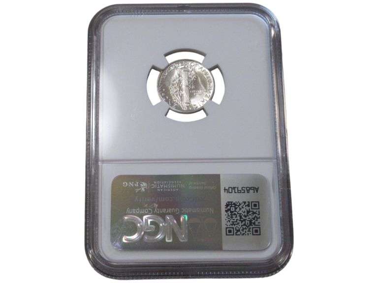 1942 Mercury Dime MS 65 FB NGC