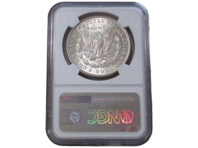 1889 Morgan Silver Dollar NGC  MS 65