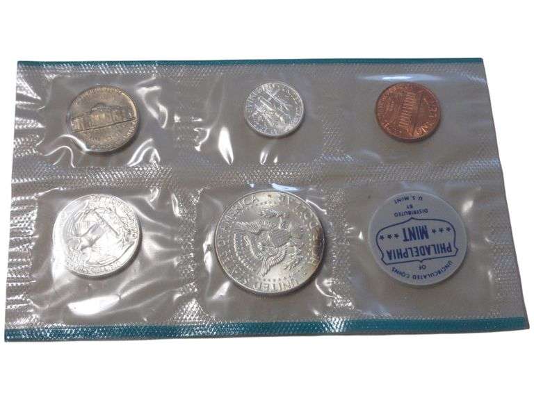Uncirculated 1964 US Mint  Set from Philadelphia Mint