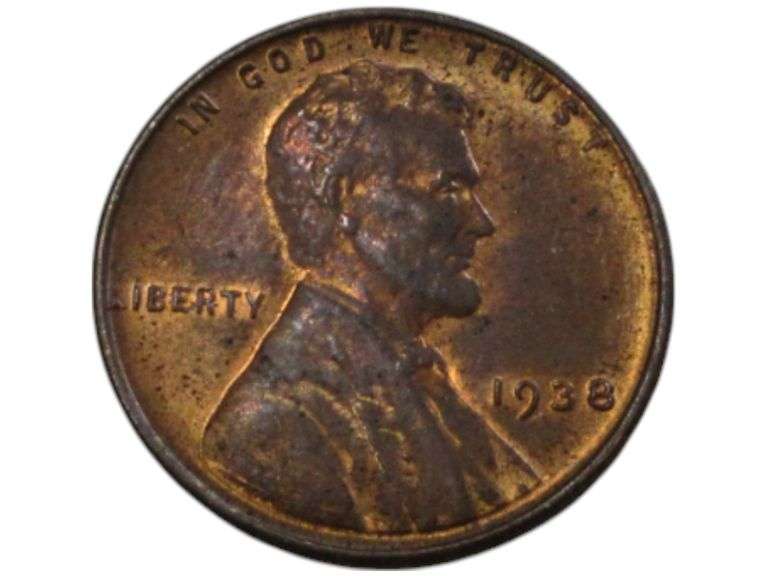1938 Lincoln Wheat cent  - Vintage Collectible Currency