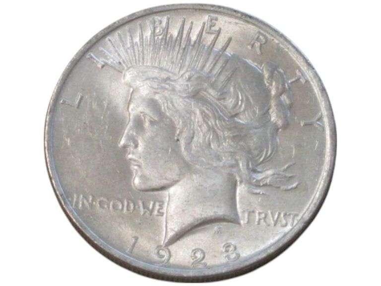 1923 Peace Silver Dollar  - Collectible U.S. Currency