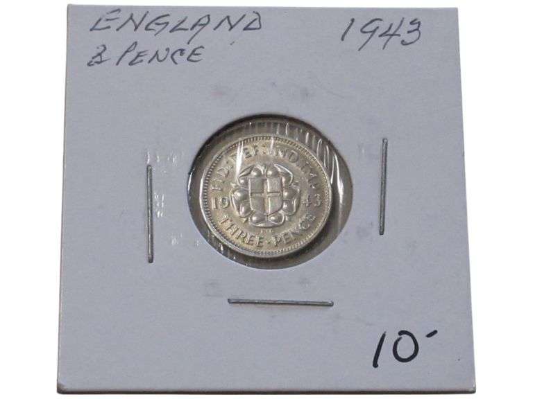 1943 English Threepence  -  Collectible