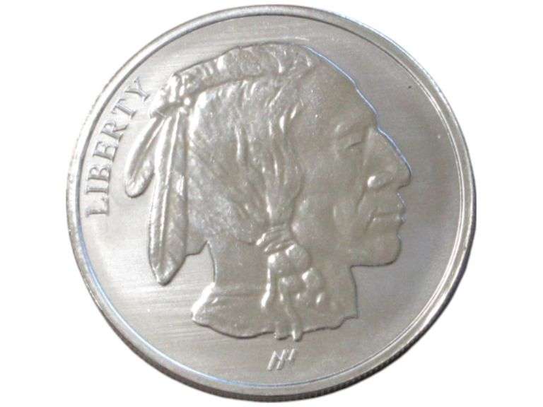 Buffalo Nickel Silver Round  – Liberty Design .999 Reverse Proof