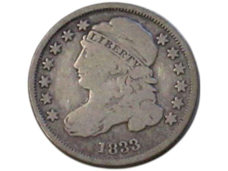1833 Capped Bust Dime