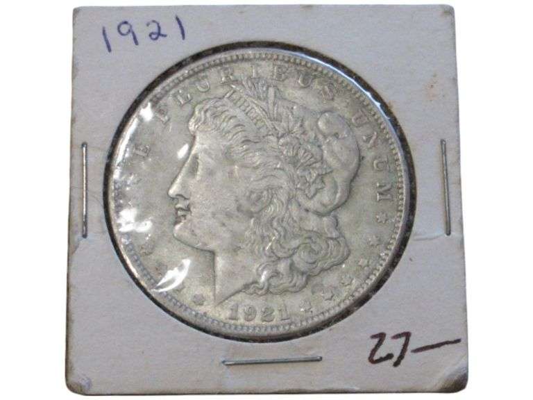1921 Morgan Silver Dollar  in Holder