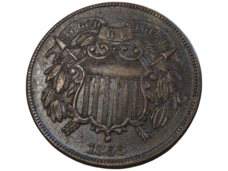1866 High Grade 2 Cent Piece