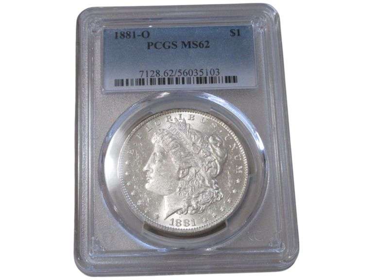 1881-O Morgan Silver Dollar PCGS MS62