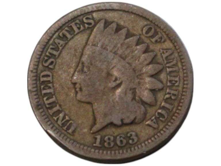 1863 United States Indian Head Cent