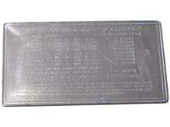 1945 U.S. Victory Volunteer Service Appreciation Plaque