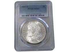 1881-S Morgan Silver Dollar - PCGS MS65 Certified