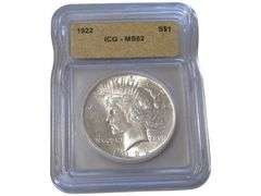 1922 Peace Silver Dollar ICG MS 62