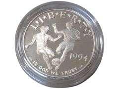 1994 Liberty Soccer Commemorative Silver  in Case Silver