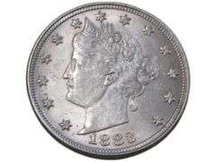 1883 Liberty Head Nickel No Cent High Grade
