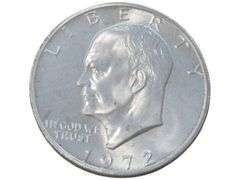 1972 S Silver Eisenhower Dollar