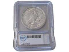 1935 Peace Dollar ICG VF30 Details - Harshly Cleaned