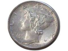 Vintage 1945 Mercury Dime