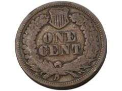 1863 United States Indian Head Cent