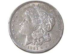 1921 D Morgan Silver Dollar