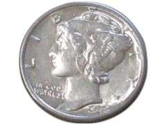 Vintage 1942 Mercury Dime - Collectible Silver
