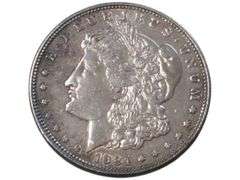 1921 D Morgan Silver Dollar