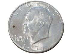 1971 S Silver Eisenhower Dollar  - Collectible US Currency