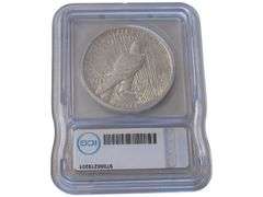 1927-D Peace Silver Dollar, ICG VF20 Details, Cleaned