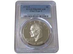 1976-S Eisenhower Dollar PCGS PR69DCAM Clad Type 2