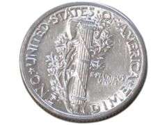1942 Mercury Dime Silver  - Collectible U.S. Currency