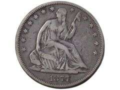 1877 Seated Liberty Half Dollar