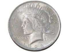 1923 Peace Silver Dollar  - Collectible U.S. Currency