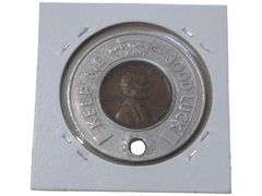 1946 Cannon of Cleveland Tailors Token with Lucky One Cent  Display