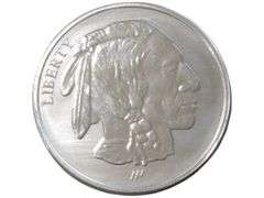 Buffalo Nickel Silver Round  – Liberty Design .999 Reverse Proof