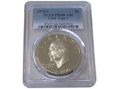 1976-S Eisenhower Dollar PCGS PR68CAM Clad Type 2