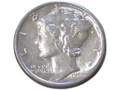 1942 Mercury Dime Silver  - Collectible U.S. Currency