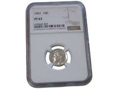 1961 PF 67 Roosevelt Dime - NGC Certified