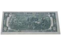 1976 Series $2 Federal Reserve Note with Stamp and Postmark –  Collectible